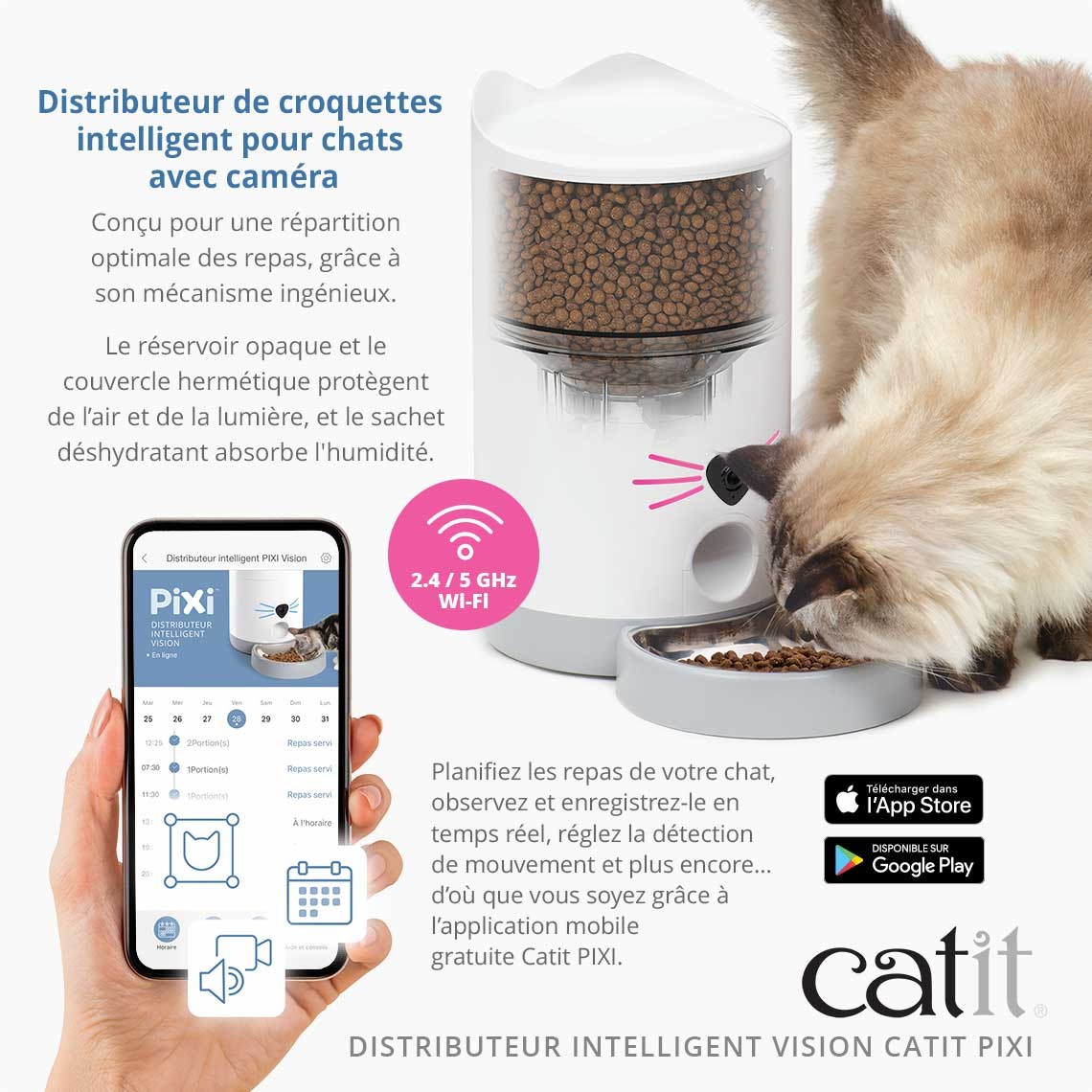 Distributeur connecté Pixi Vision LED 12 repas